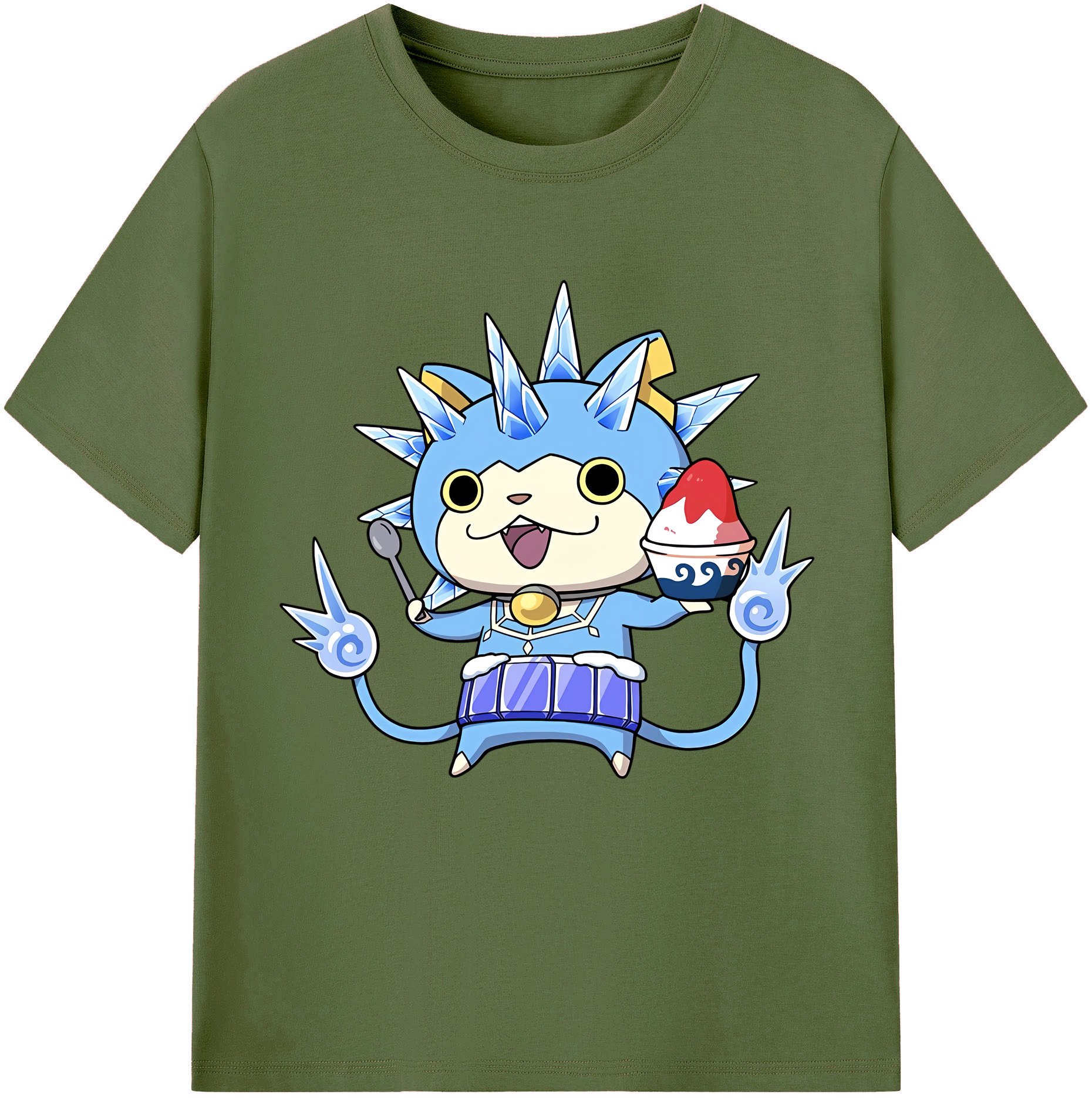 （画像用） 妖怪ウォッチ Yo-kai Watch 綿100％半袖Tシャツ（フロントプリント）